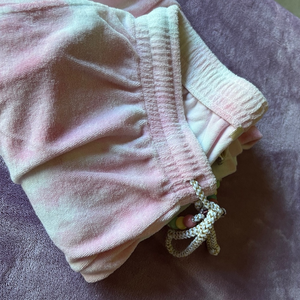 Love shack fancy 💕Santinella Pant , size small ,Cherry Fizz